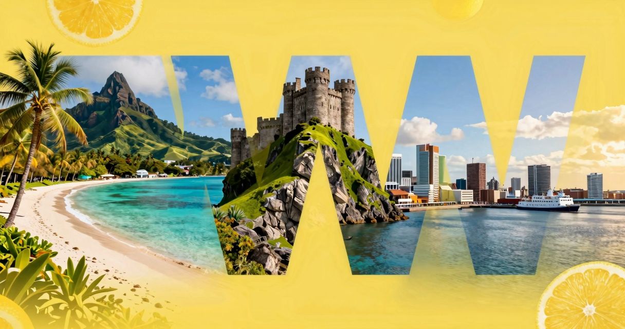 pays en w : wallis et futuna, wales et wellington à explorer