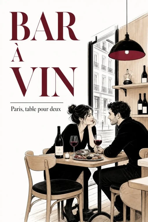 Bar à vin romantique paris dans une ambiance intime et chaleureuse pour un rendez-vous à deux
