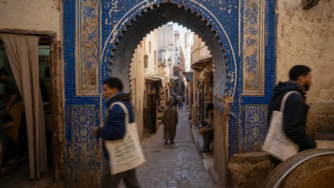 Bab Boujloud, médina de Fès au Maroc, que faire