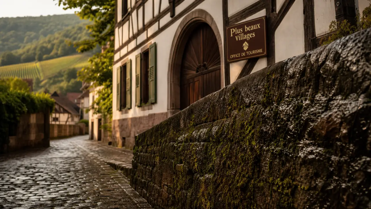 Plus beaux villages de france vosges : ruelles pavées et maisons alsaciennes