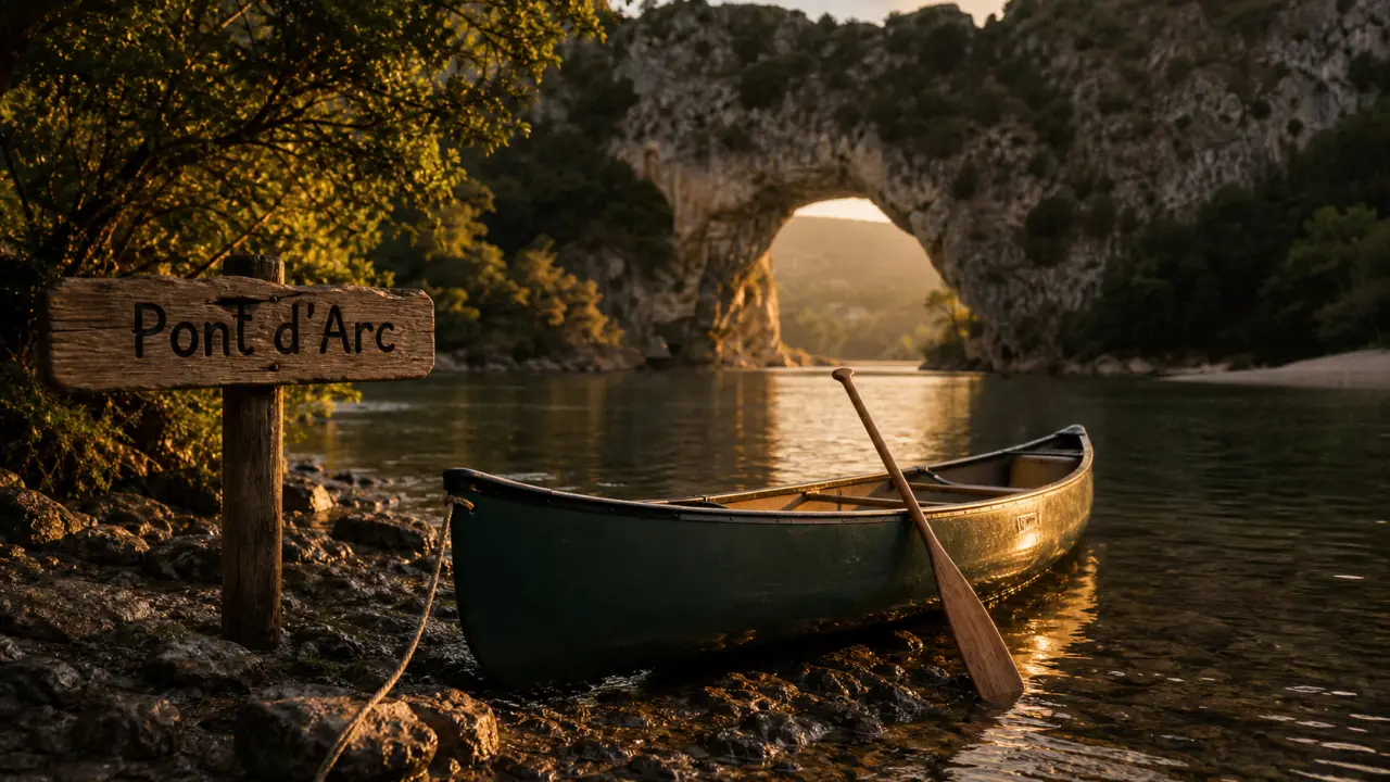 Que faire en Ardèche : Pont d’Arc, canoë et gorges au coucher du soleil