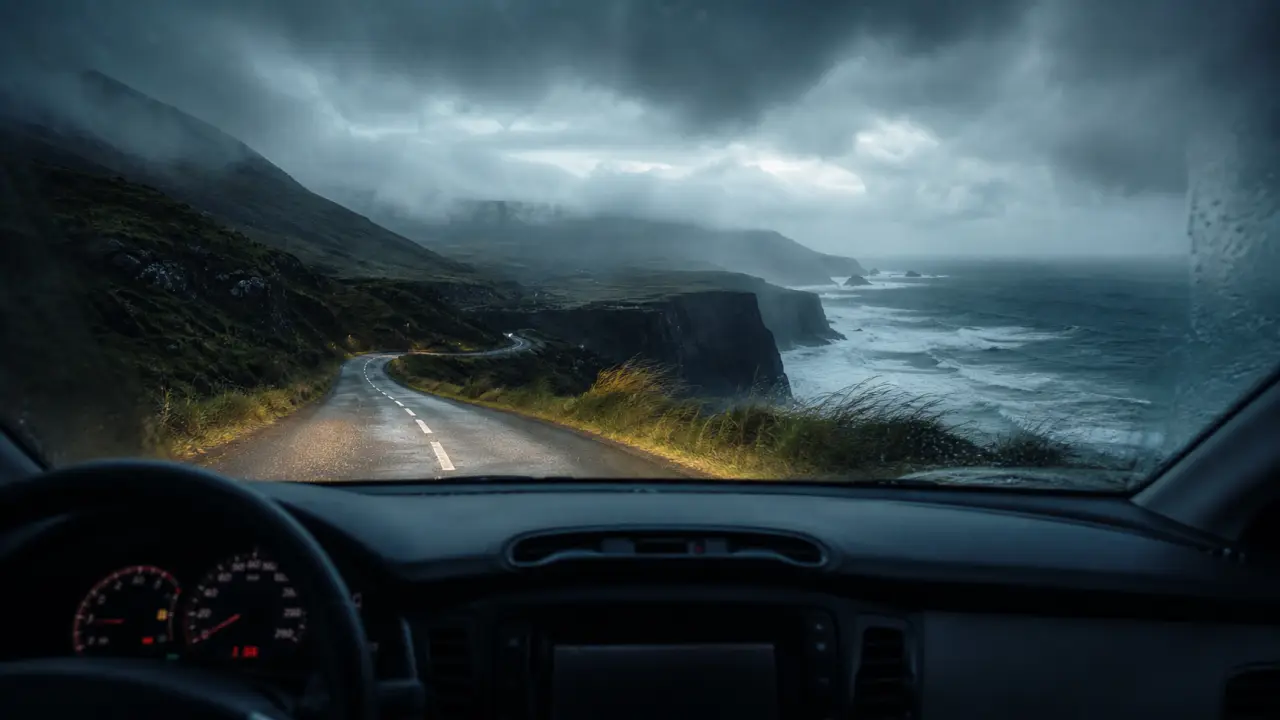 Road trip Irlande sur la Wild Atlantic Way, route côtière sinueuse