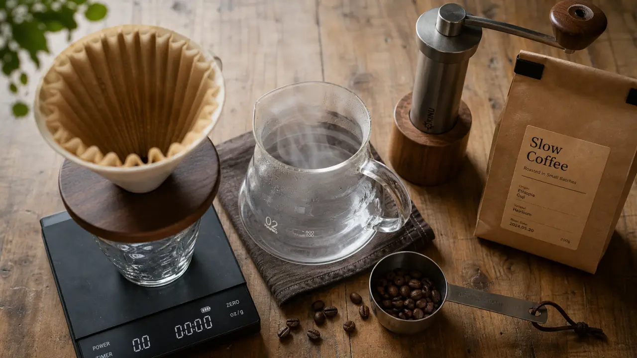 Slow café : V60, Chemex ou piston pour un goût différent