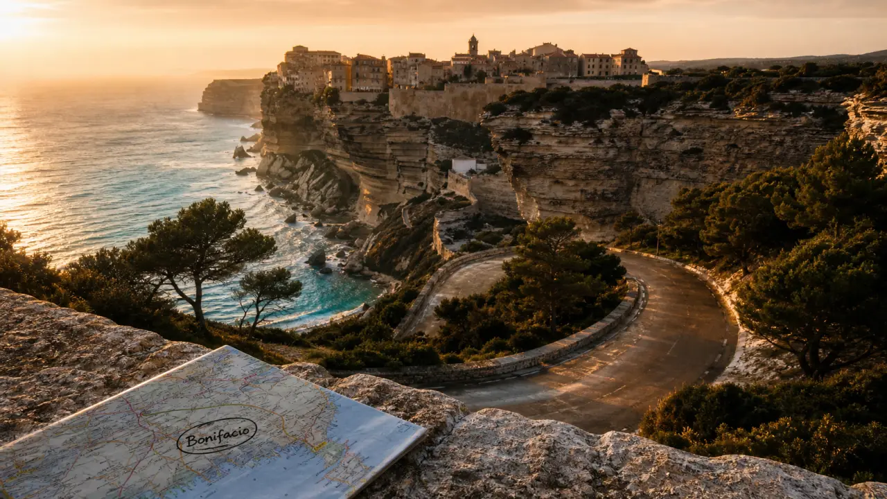 Visiter la Corse : falaises de Bonifacio et mer turquoise
