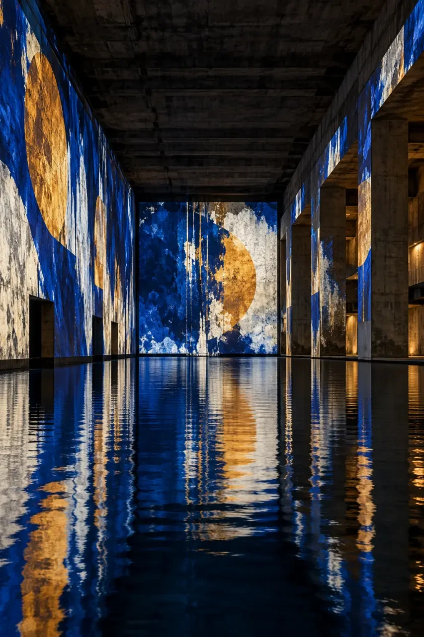 Lieux insolites Bordeaux : les Bassins des Lumières dans une ancienne base sous-marine